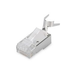 Digitus Fiche modulaire CAT 6A pour câble rond, blindée, 100 pcs.