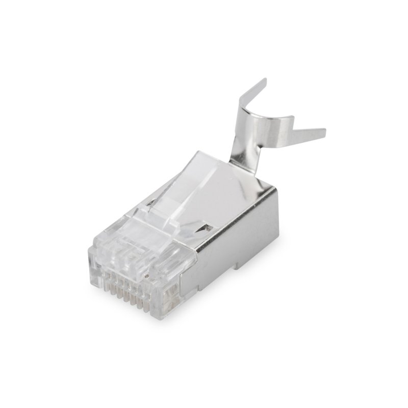 Digitus CAT 6A modular plug for round cable, shielded, 100 pcs.