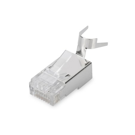 Digitus CAT 6A modular plug for round cable, shielded, 100 pcs.
