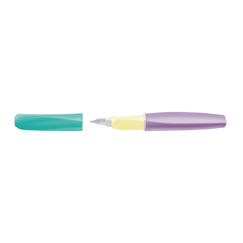 Pelikan Twist Color Blocking fountain pen Cartridge filling system Lilac, Mint colour 1 pc(s)