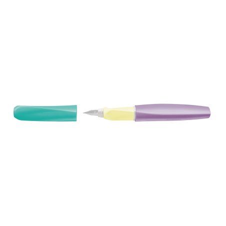Pelikan Twist Color Blocking fountain pen Cartridge filling system Lilac, Mint colour 1 pc(s)