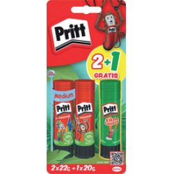 Pritt Bâton de colle BTS 2025, multipack, 2x 11 g 1x 10 g