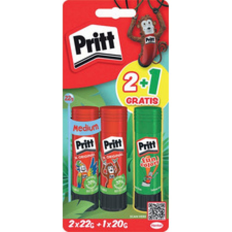 Pritt Bâton de colle BTS 2025, multipack, 2x 11 g 1x 10 g