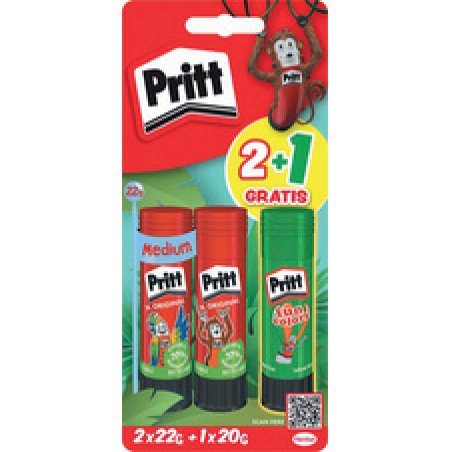 Pritt Bâton de colle BTS 2025, multipack, 2x 11 g 1x 10 g