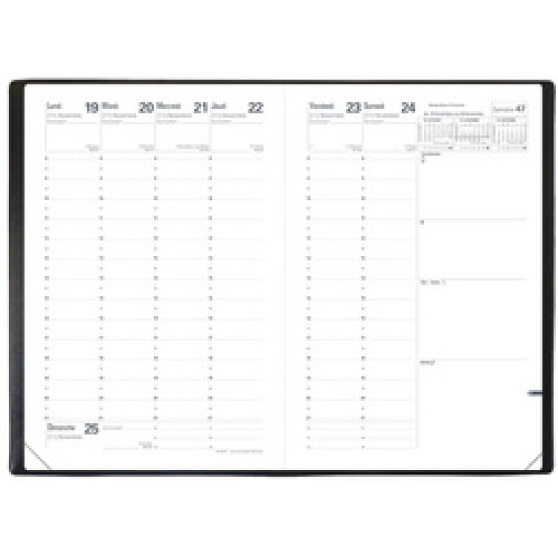 QUO VADIS Agenda "Ministre", 160 x 240 mm, 2026, noir