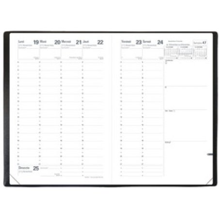 QUO VADIS Agenda "Ministre", 160 x 240 mm, 2026, noir