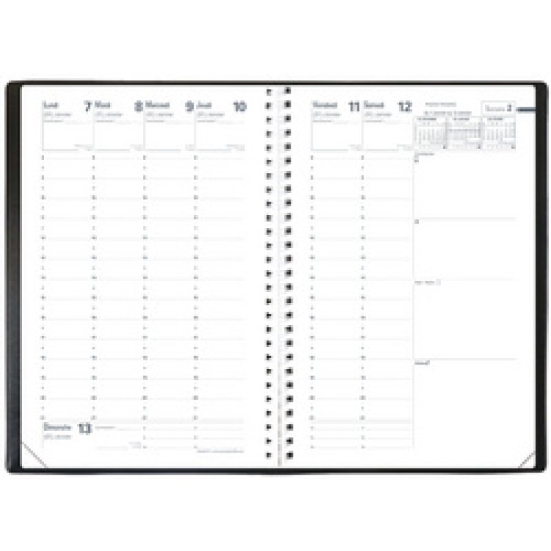 QUO VADIS Agenda "Ministre S", 160 x 240 mm, 2026, noir