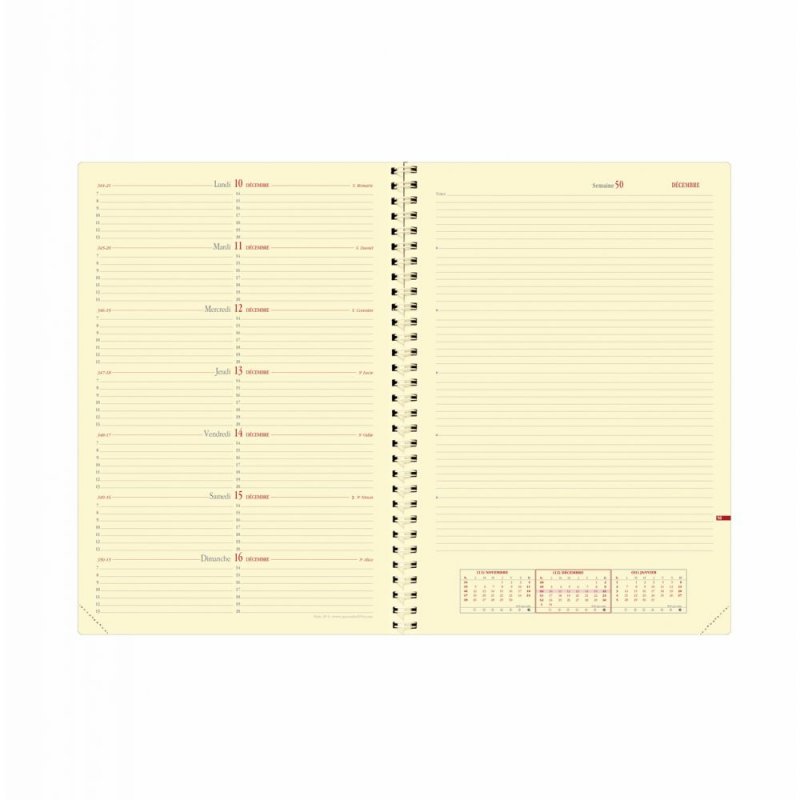 QUO VADIS Agenda "Note 29 S", 210 x 297 mm, 2026, noir