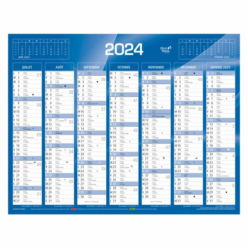 Quo Vadis 238156Q calendrier