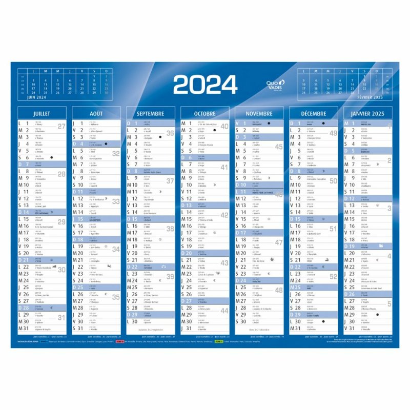 Quo Vadis 238158Q calendrier