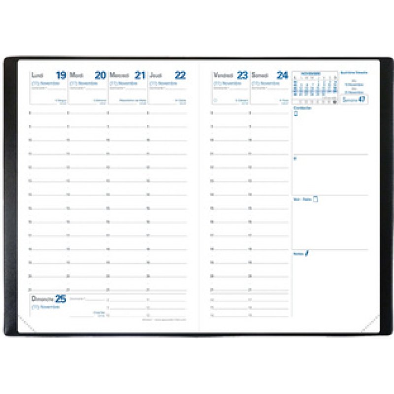 QUO VADIS Agenda de poche "Affaires", 2026, Impala noir
