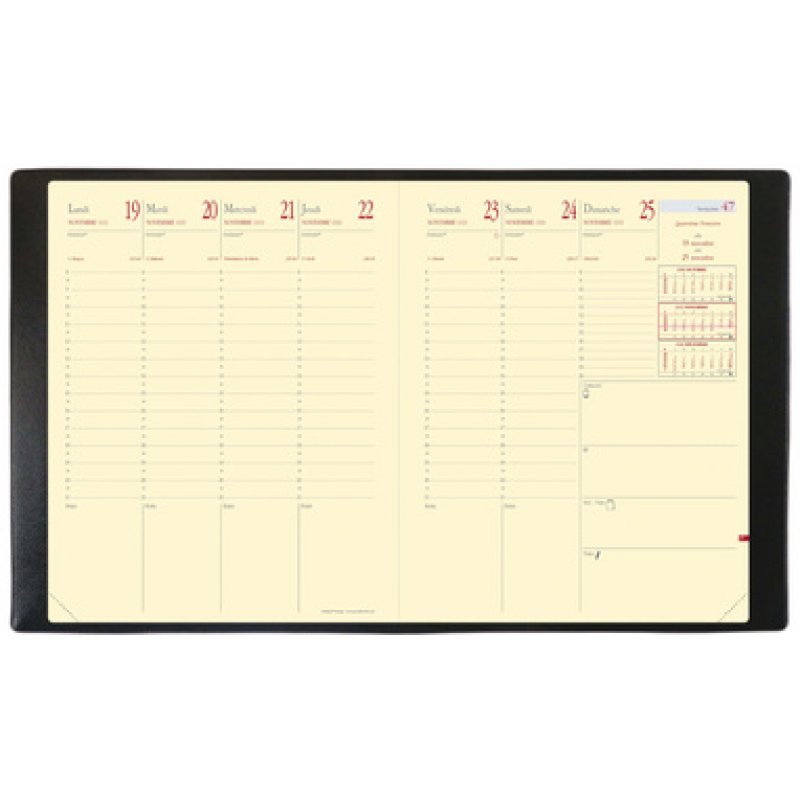 QUO VADIS Agenda "Président Prestige" 2026, Soho noir