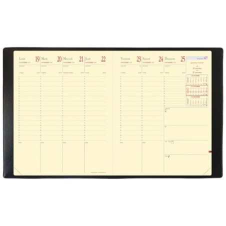 QUO VADIS Agenda "Président Prestige" 2026, Soho noir