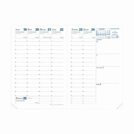 QUO VADIS Recharge pour agenda "Affaires" 2026, 100 x 150 mm