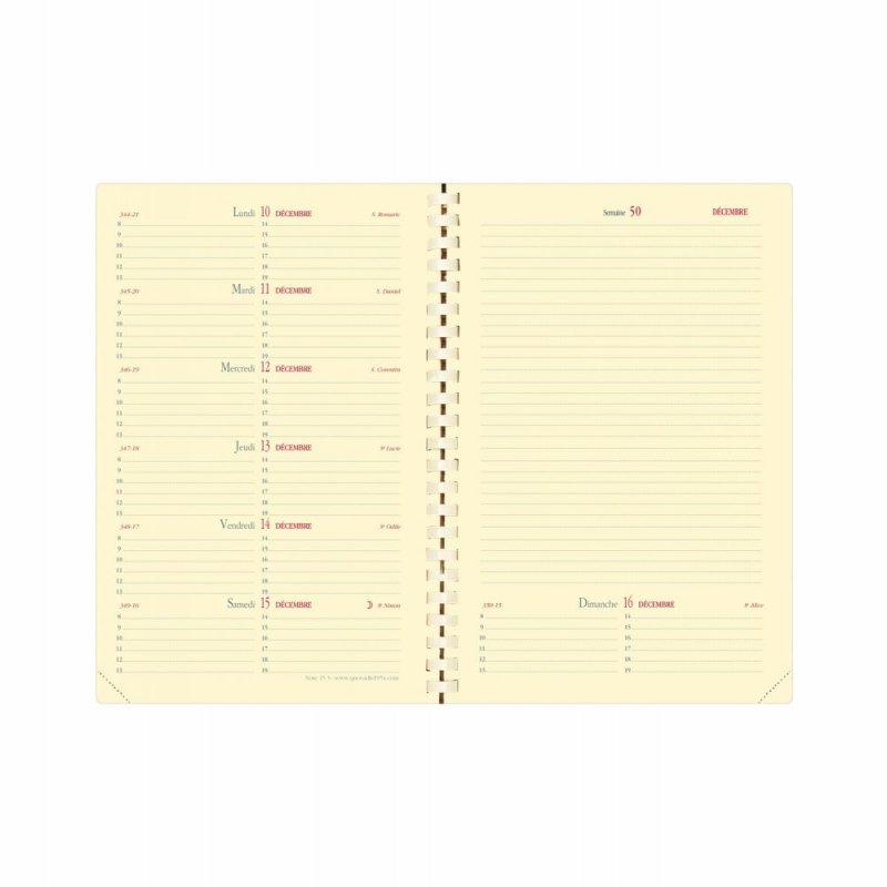 QUO VADIS Agenda de poche "Note 15 S", 2026, noir