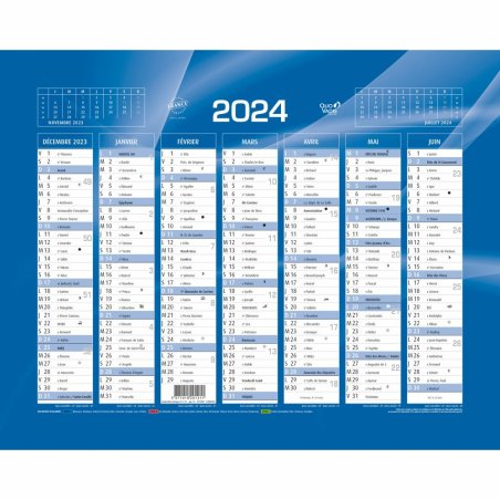 Quo Vadis 238154Q calendrier