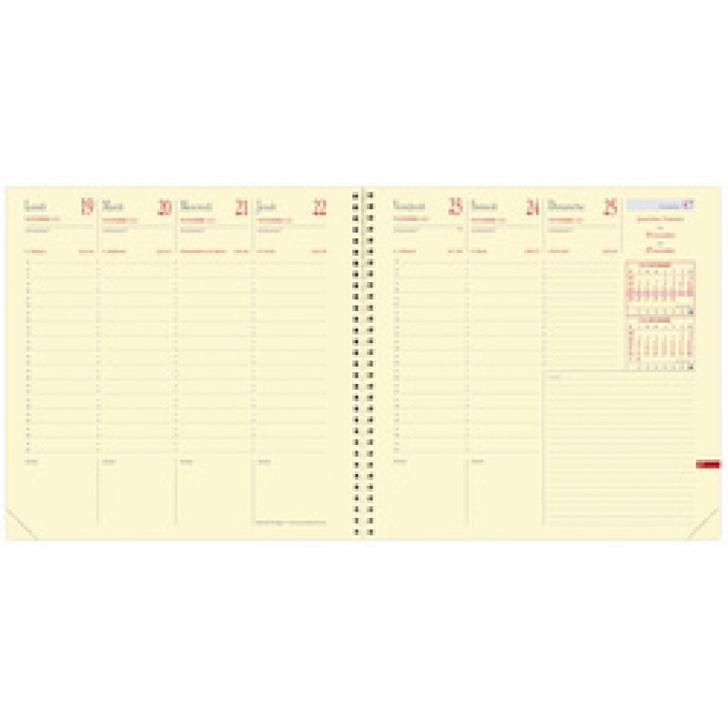 QUO VADIS Agenda "Exécutif Prestige S", 2026, Soho rouge