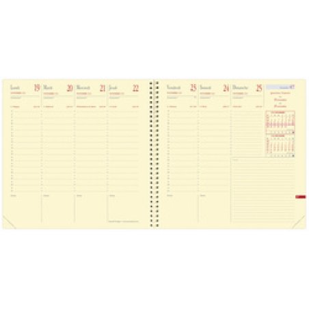 QUO VADIS Agenda "Exécutif Prestige S", 2026, Soho rouge