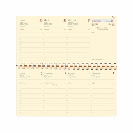 QUO VADIS Recharge pour agenda de poche "Planital", 2026