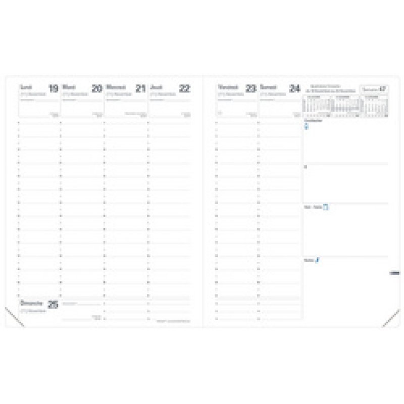 QUO VADIS Agenda "Président", 210 x 270 mm, 2026, Club rouge