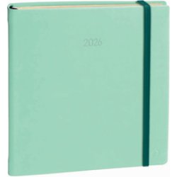 Quo Vadis Agenda Exécutif Prestige ML 2026, Silk vert d'eau