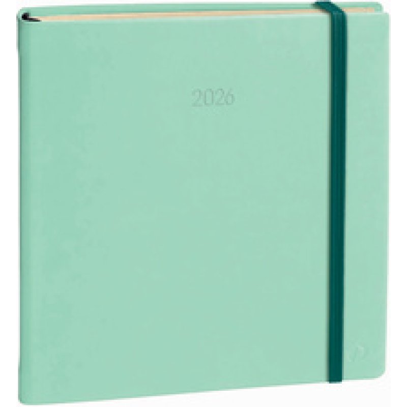 Quo Vadis Agenda Exécutif Prestige ML 2026, Silk vert d'eau