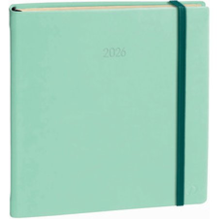 Quo Vadis Agenda Exécutif Prestige ML 2026, Silk vert d'eau
