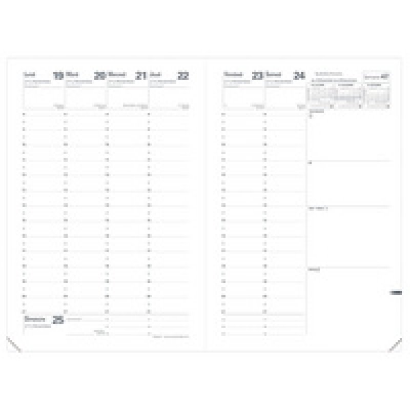 QUO VADIS Agenda "Ministre", 2026, Club bleu ciel