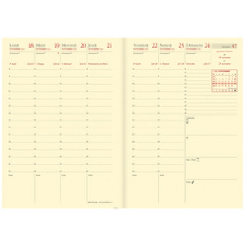 Quo Vadis Agenda de poche Affaires Prestige, 2026, papaye