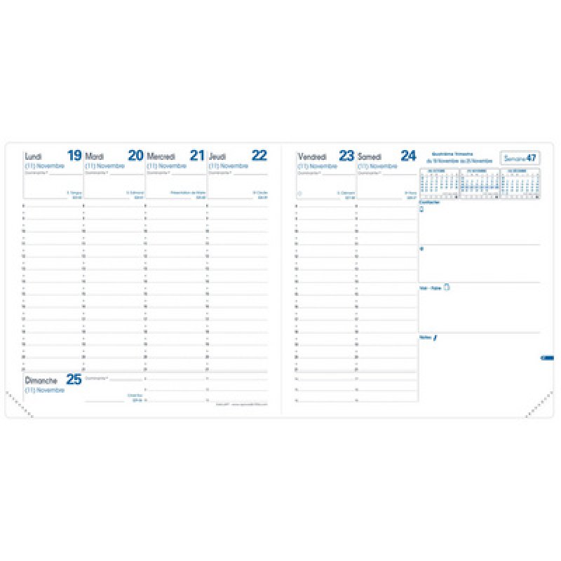 QUO VADIS Agenda "Exécutif", 2026, Toscana beige