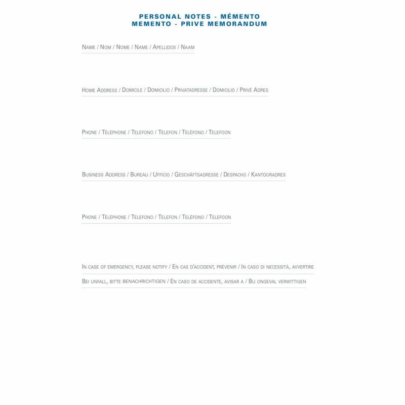 QUO VADIS Agenda "Président EQUOLOGY", 2026, bleu