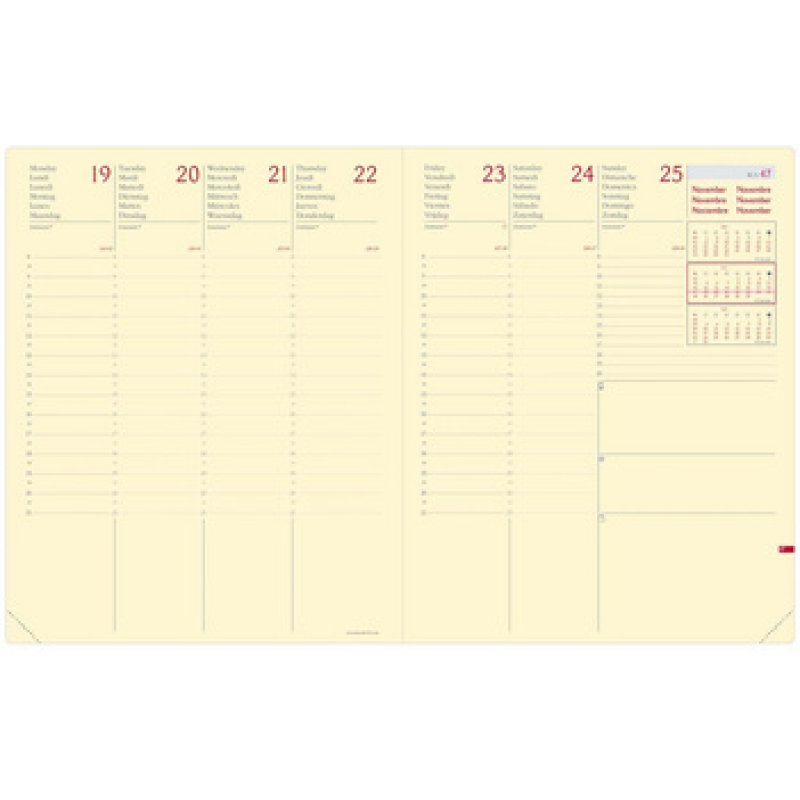 Quo Vadis PRESIDENTE PREST FAS ML SILK MARINE personal organizer Synthetic