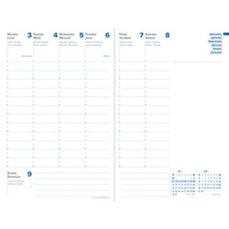 QUO VADIS Agenda "Ministre EQUOLOGY", 2026, pamplemousse