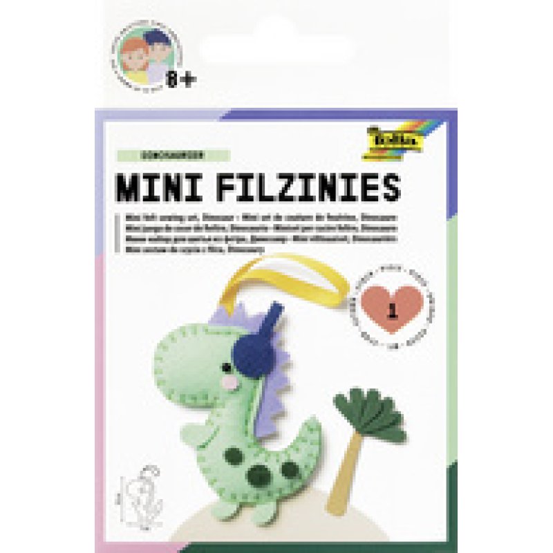 folia Mini kit de couture de feutrine "Filzinies", 12 pièces