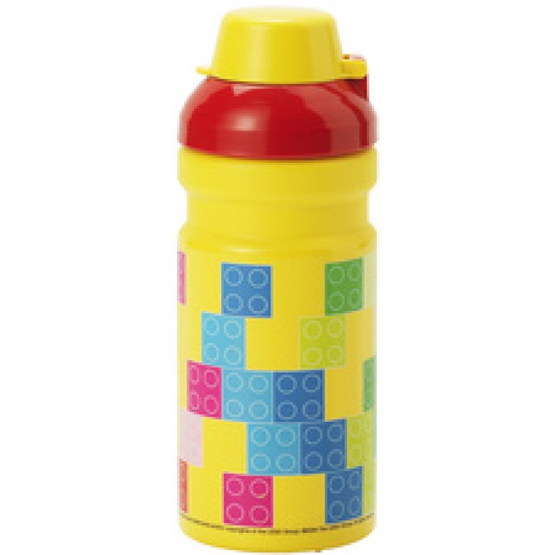 LEGO Gourde BRICK PATTERN, 390 ml, jaune