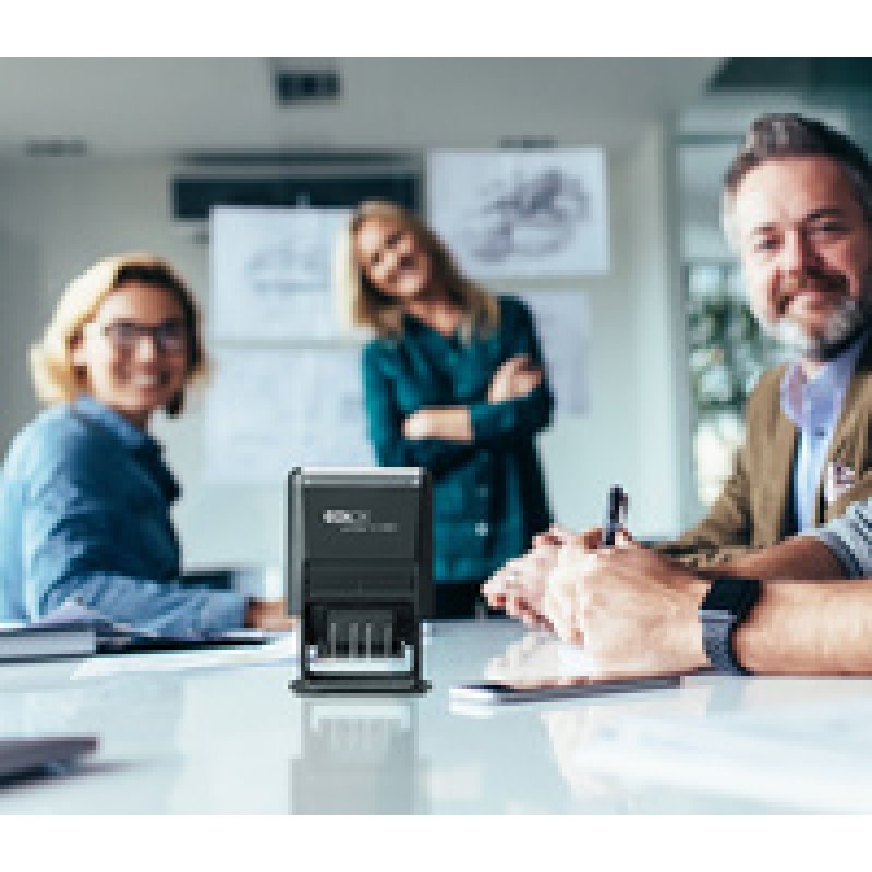 COLOP Datumstempel Printer S260/L3 "GEBUCHT", schwarz