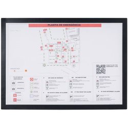 Bi-Office Cadre magnétique, A4, noir