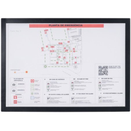 Bi-Office Cadre magnétique, A4, noir