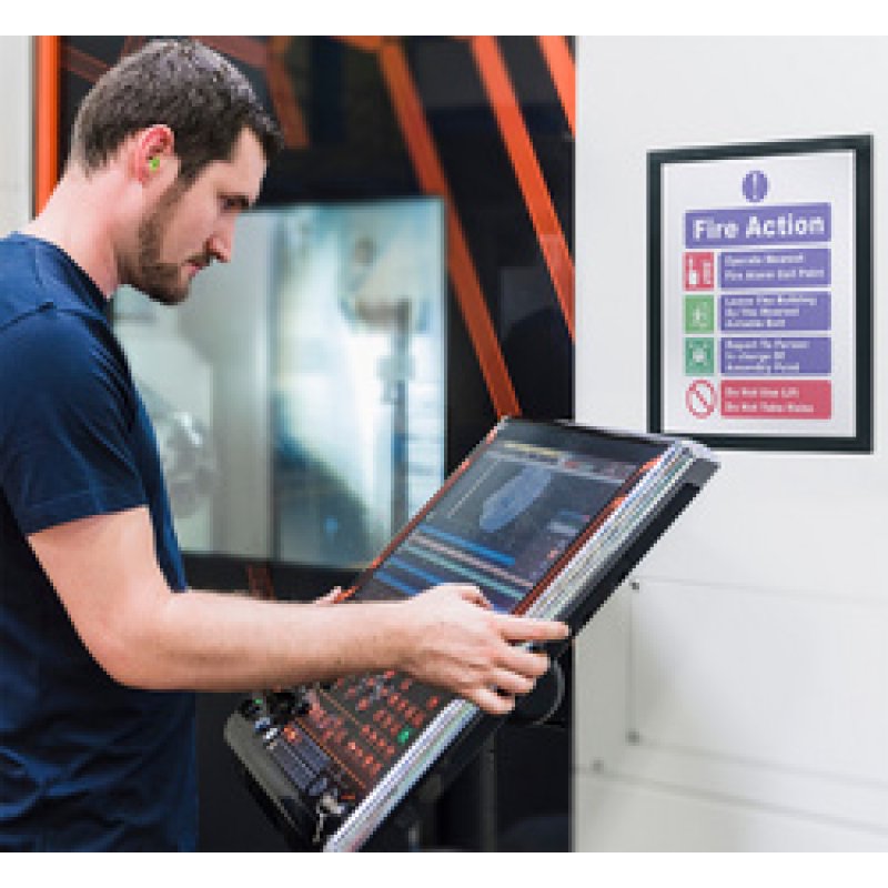 Bi-Office Cadre magnétique, A4, noir