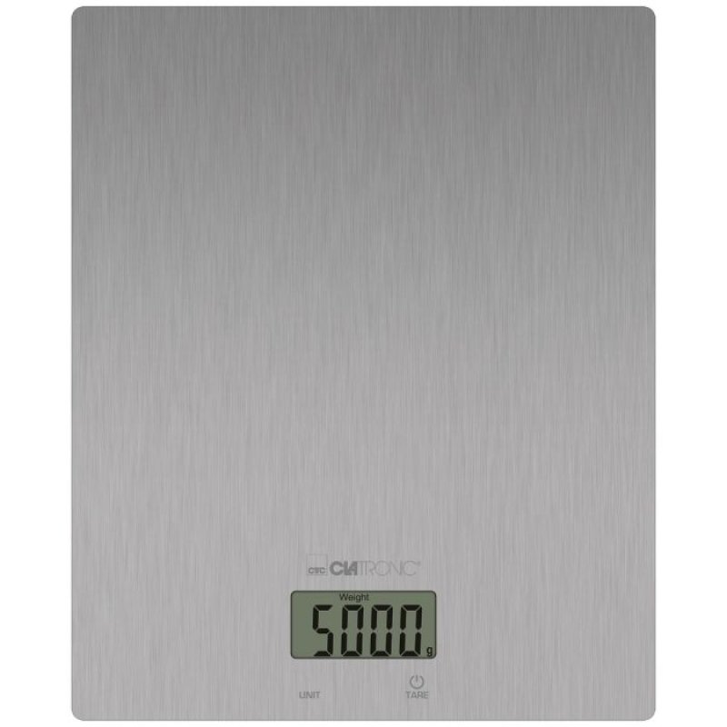Clatronic KW 3821 Stainless steel Countertop Rectangle Electronic kitchen scale