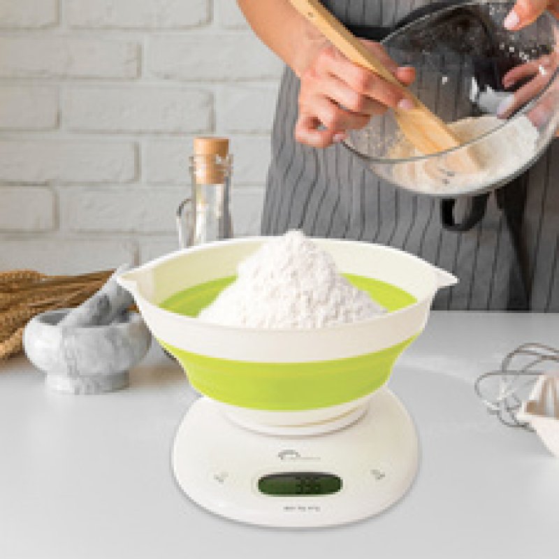 Little balance Balance Bol Up, pliable, blanc / vert clair