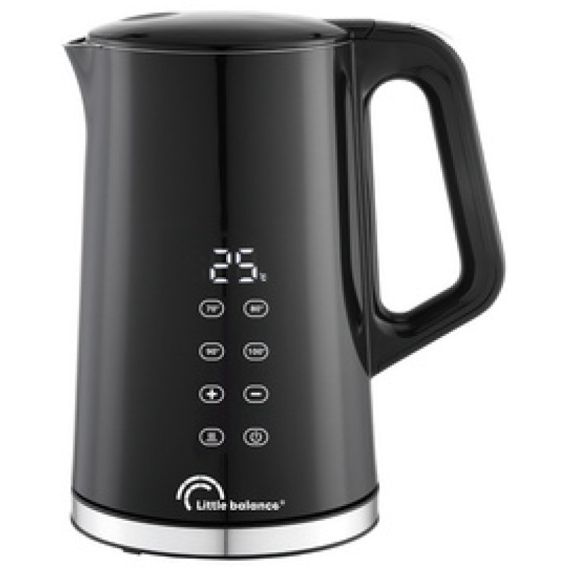 Little balance Bouilloire Black Digital, 1,7 L, noir