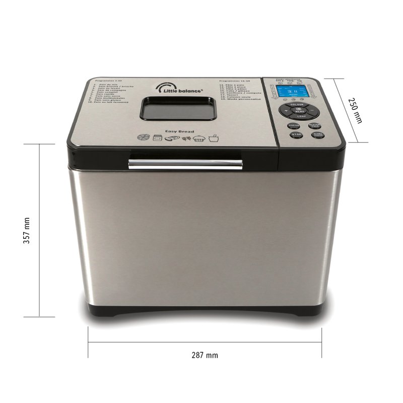 Little Balance Blender chauffant Happy Blend' bread maker 650 W Black, Stainless steel