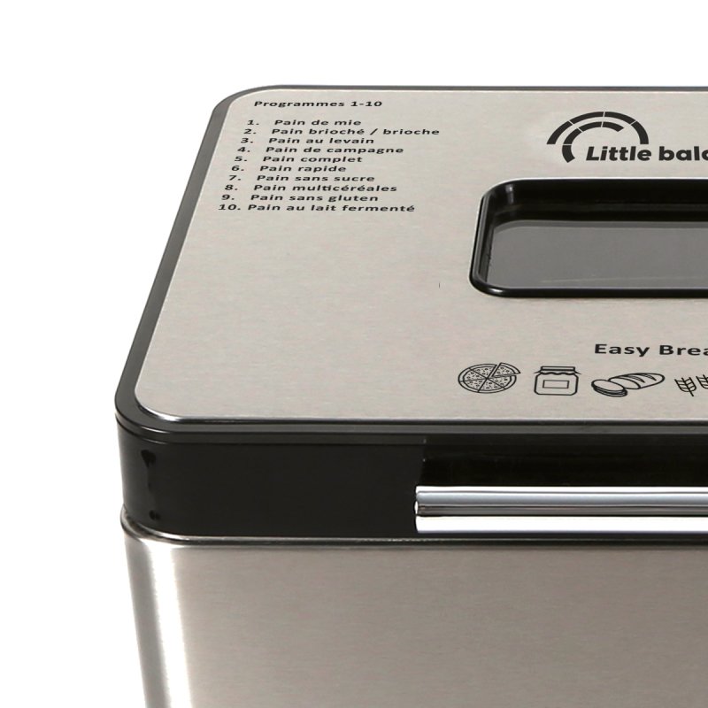 Little Balance Blender chauffant Happy Blend' machine à pain 650 W Noir, Acier inoxydable