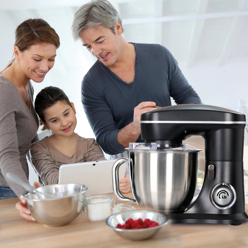 Little Balance 8574 mixeur Robot mixer 1000 W Noir, Acier inoxydable