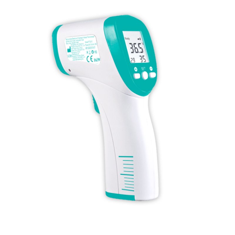 Little balance Thermomètre LB scan IR, blanc/turquoise