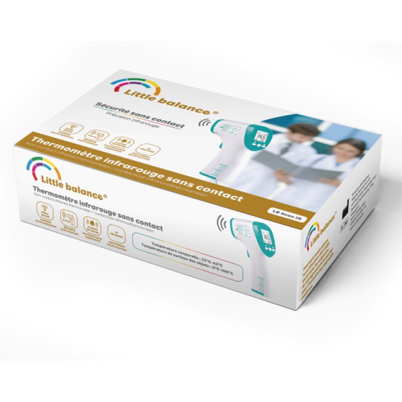 Little Balance LB Scan IR Remote sensing thermometer White