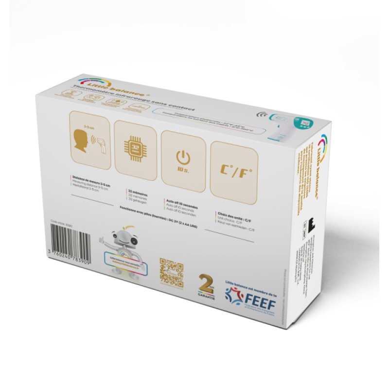 Little Balance LB Scan IR Remote sensing thermometer White