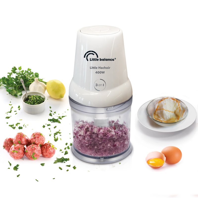 Little Balance 8586 electric food chopper 0.5 L 400 W White
