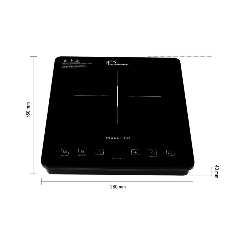 Little Balance 8575 hob Black Countertop 28 cm Zone induction hob 1 zone(s)
